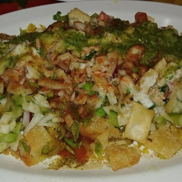 Samosa Chaat.