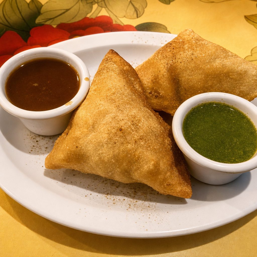 Vegetable Samosa.