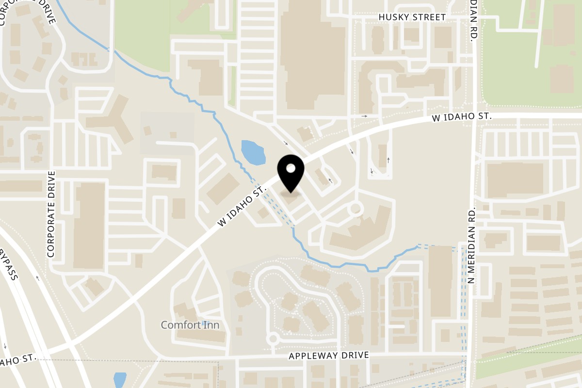Map showing the location of Himalayan Kitchen Kalispell on 1250 U.S. Hwy 2 W in Kalispell